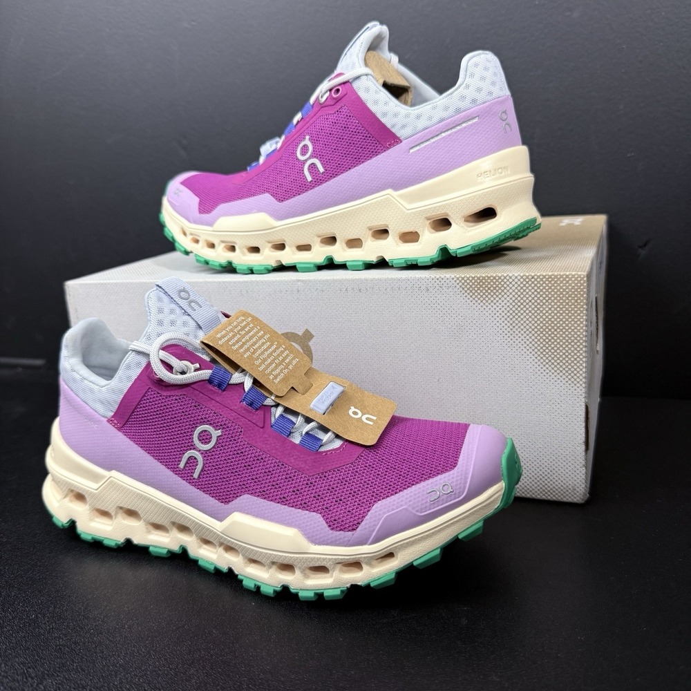 On Cloud Womens Cloud Ultra size 5 Rhubarb Ray Pink Purple Athleisure 44.98321 - Picture 4 of 16